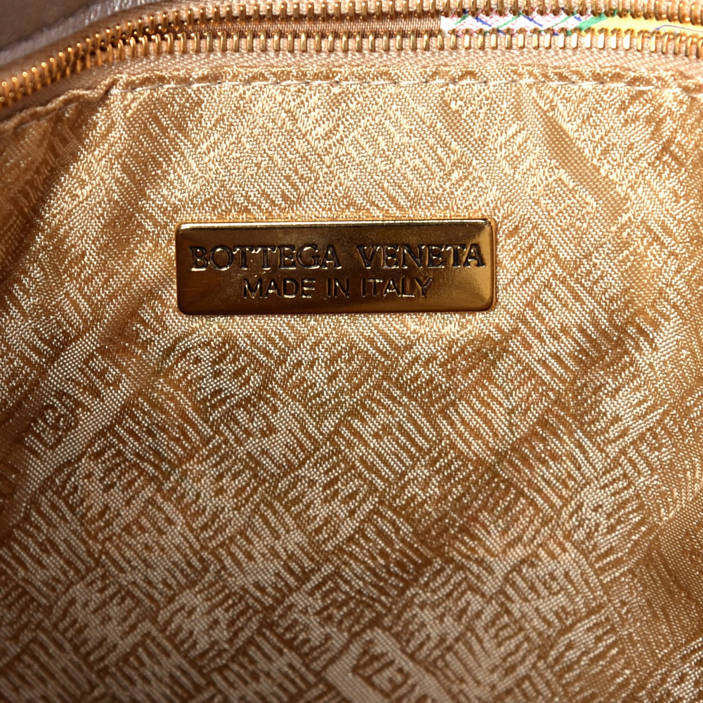 Metallic Nappa Intrecciato Tote Rose Gold