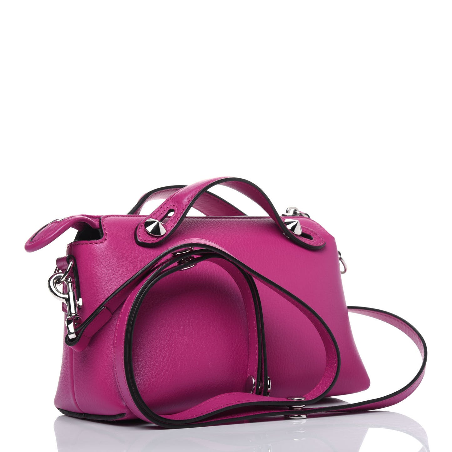 Vitello Dolce Mini By The Way Boston Bag Magenta