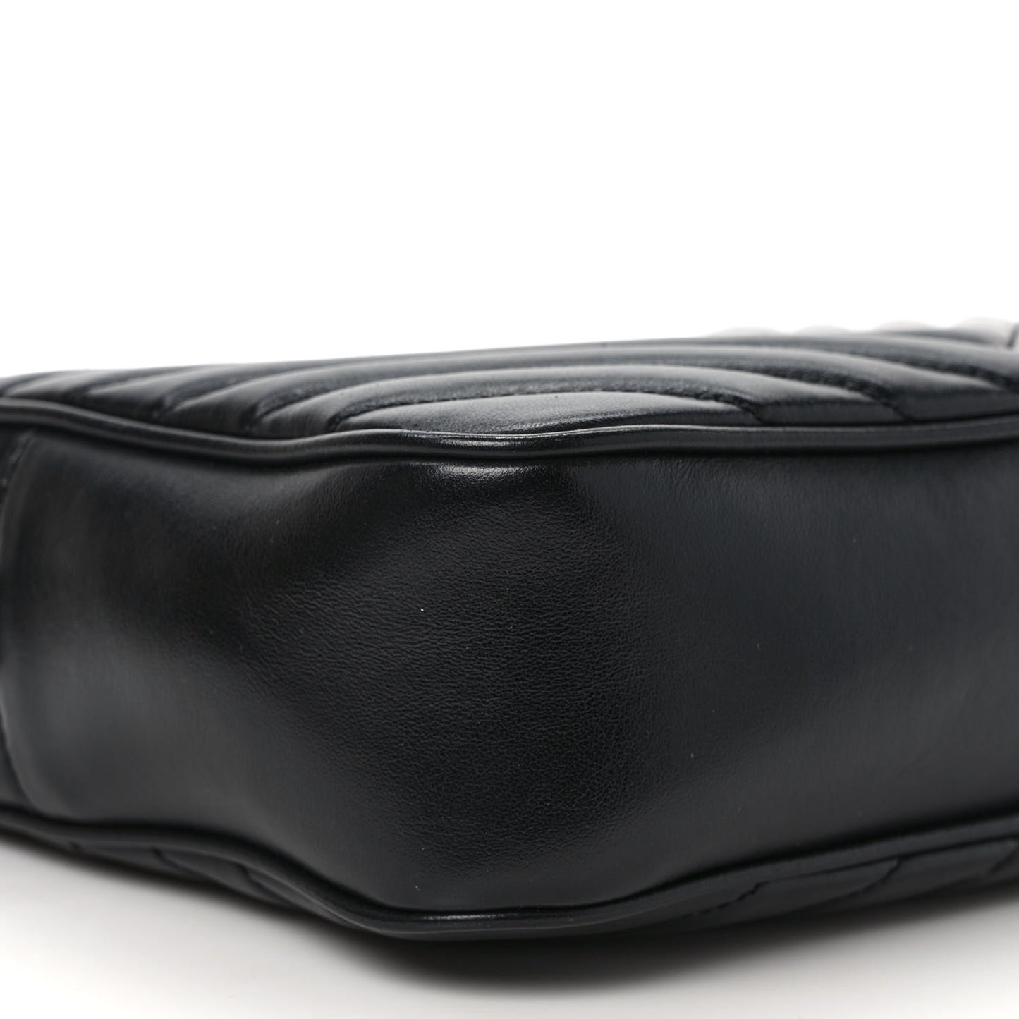 Calfskin Matelasse Monogram Lou Camera Bag Black