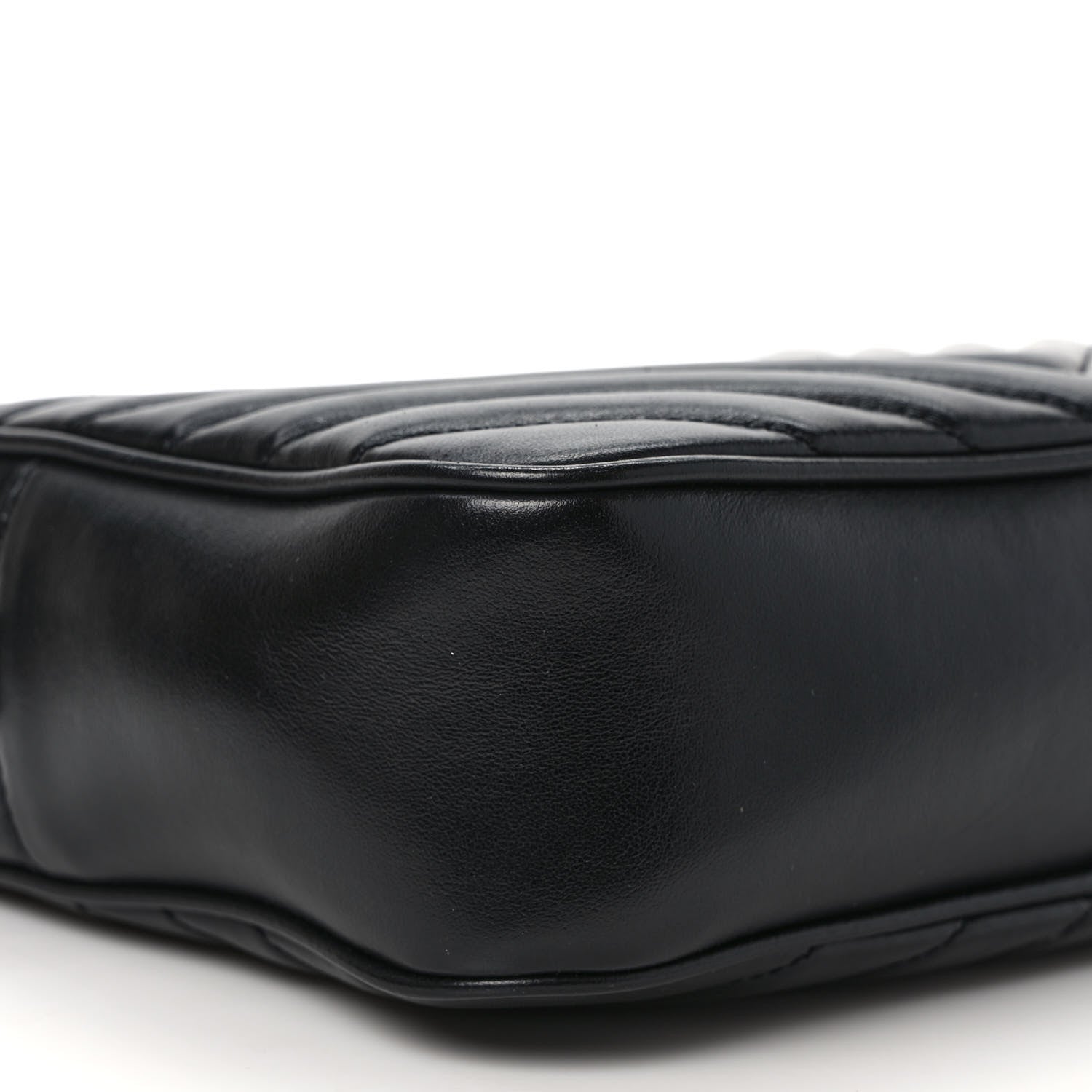Saint Laurent Calfskin Matelasse Monogram Lou Camera Bag Black 8 of 10