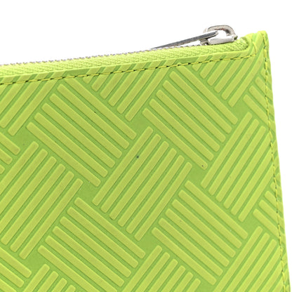 Bottega Veneta Nappa Embossed Intrecciato Zipped Card Case Kiwi 10 of 12