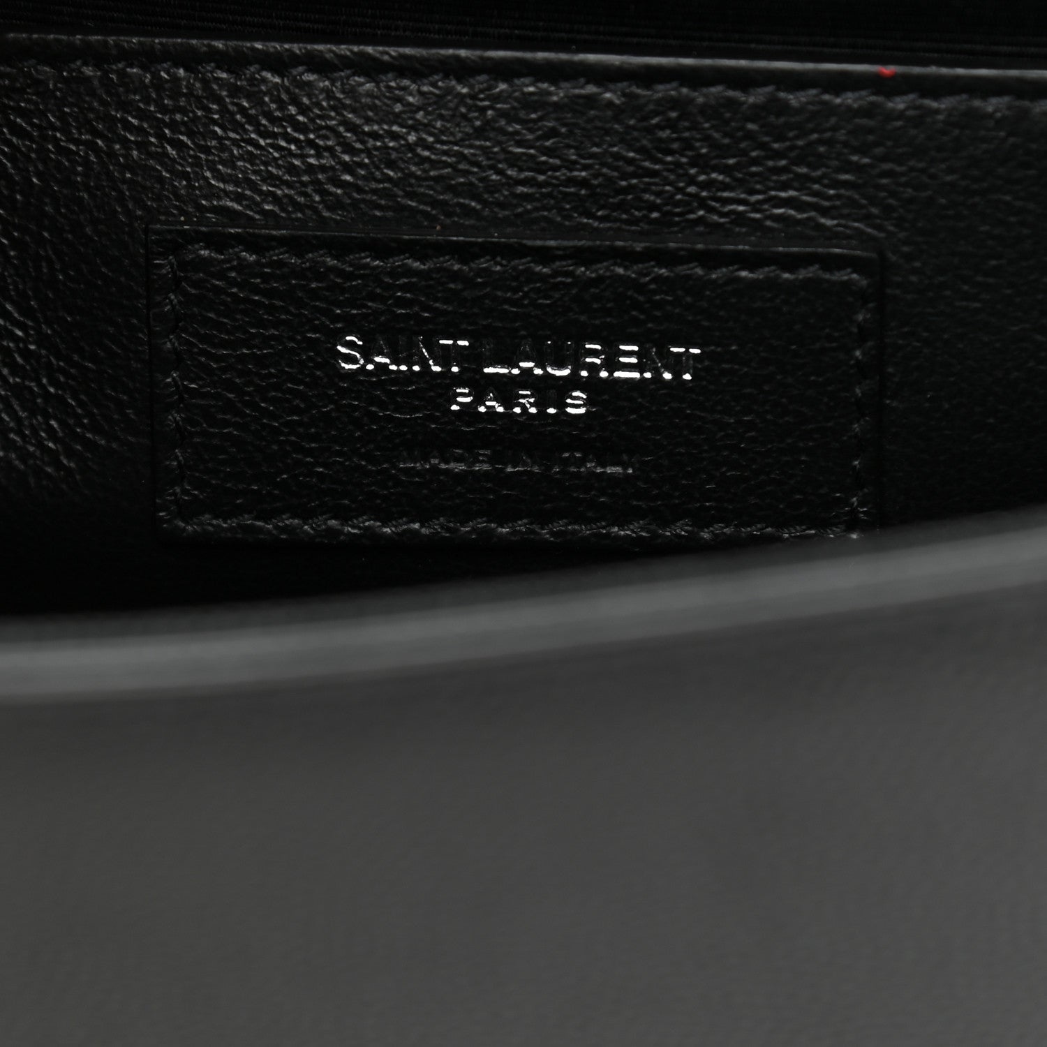 Saint Laurent Grain De Poudre Small Monogram Kate Satchel Black 8 of 10