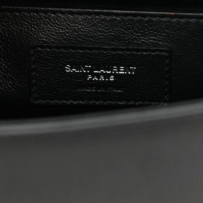 Saint Laurent Grain De Poudre Small Monogram Kate Satchel Black 8 of 10