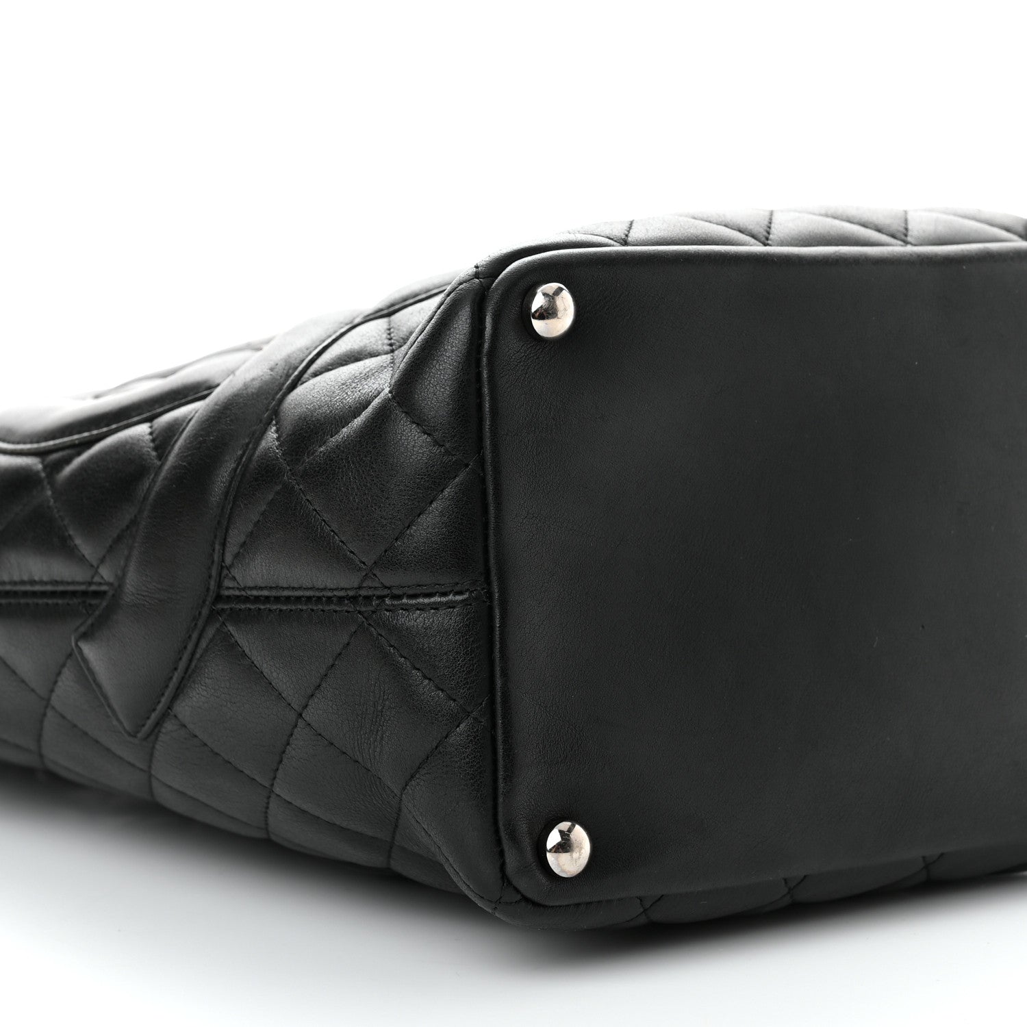 Chanel Calfskin Quilted Medium Cambon Tote Black 8 of 9