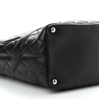 Chanel Calfskin Quilted Medium Cambon Tote Black 8 of 9
