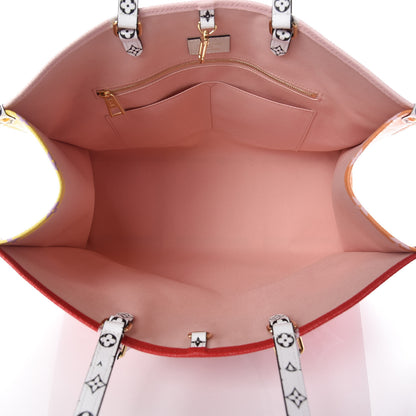 Louis Vuitton Monogram Giant Onthego GM Rouge Rose 6 of 11