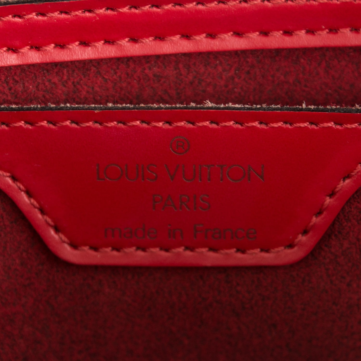 Louis Vuitton Epi Soufflot Castillan Red 6 of 8