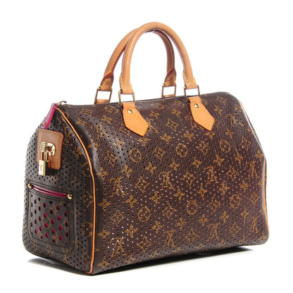 Louis Vuitton Monogram Perforated Speedy 30 Fuchsia 3 of 7