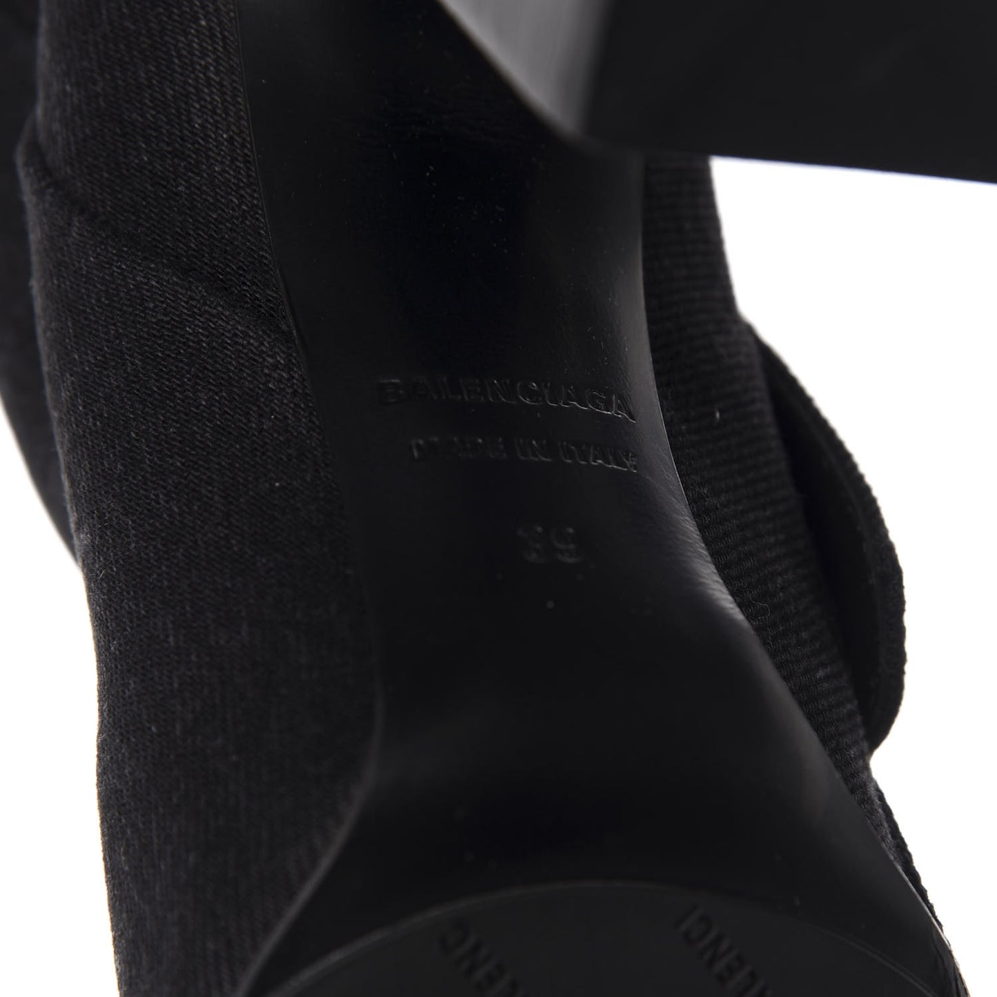 Fabric 110mm Booties 39 Black