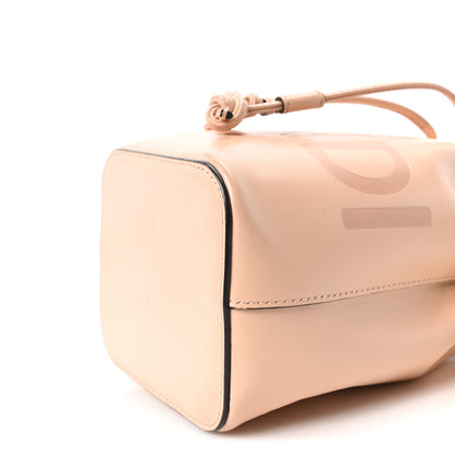 Fendi Vitello King F is Fendi Logo Embossed Mini Mon Tresor Bucket Bag Light Rose 10 of 10