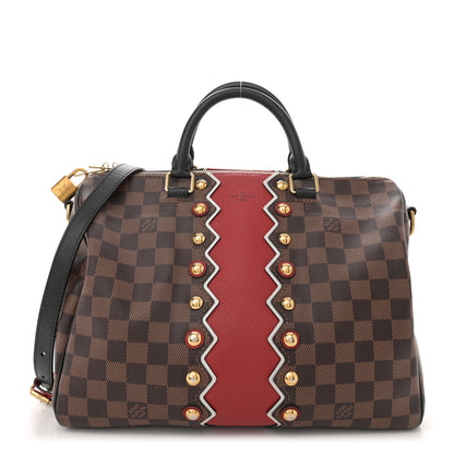 Louis Vuitton Damier Ebene Karakoram Speedy Bandouliere 30 1 of 11