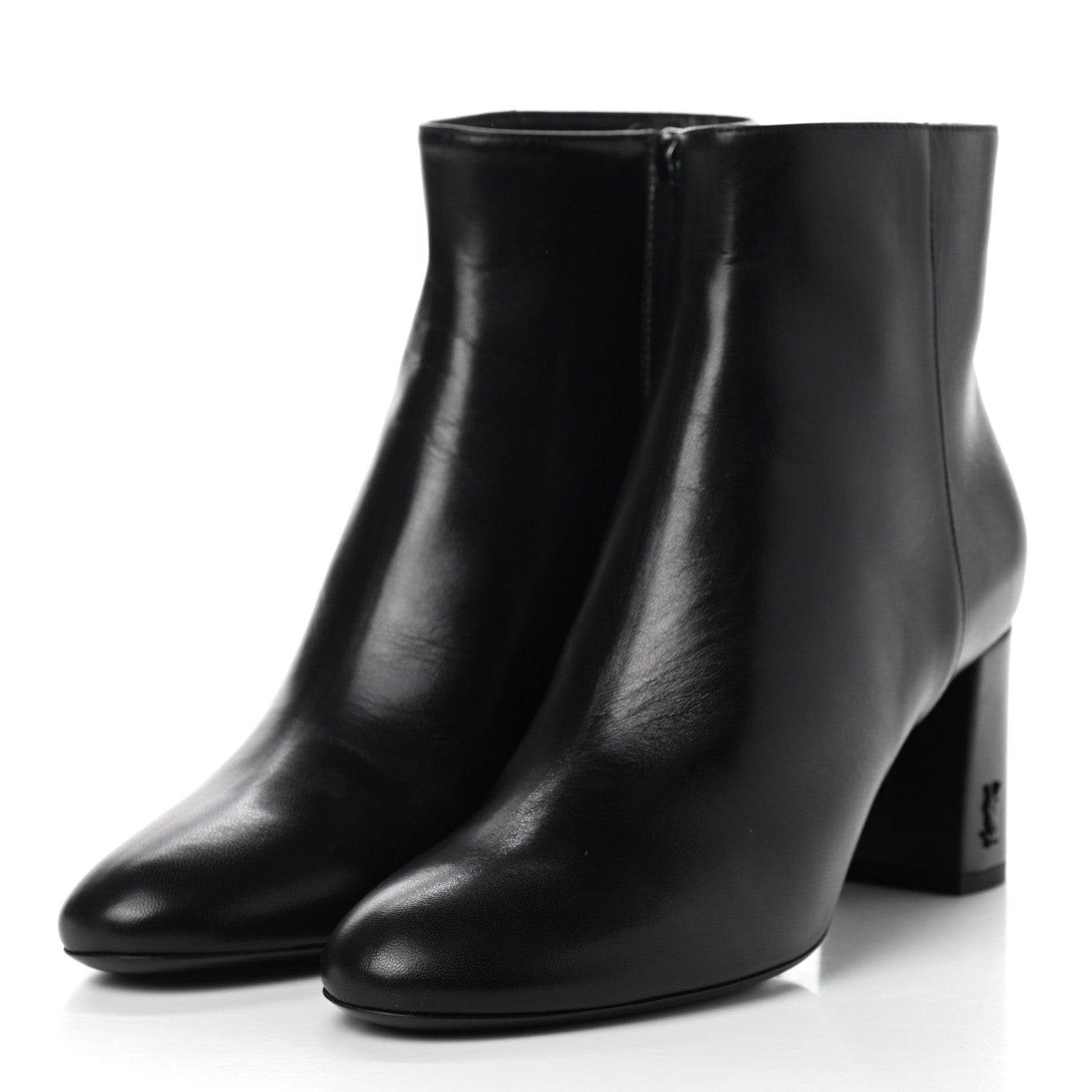 Saint Laurent Nappa Loulou Ankle Zip Boot 36.5 Black 3 of 16