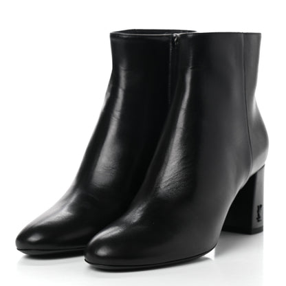 Saint Laurent Nappa Loulou Ankle Zip Boot 36.5 Black 3 of 16