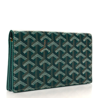 Goyard Goyardine Richelieu Wallet Green 3 of 9