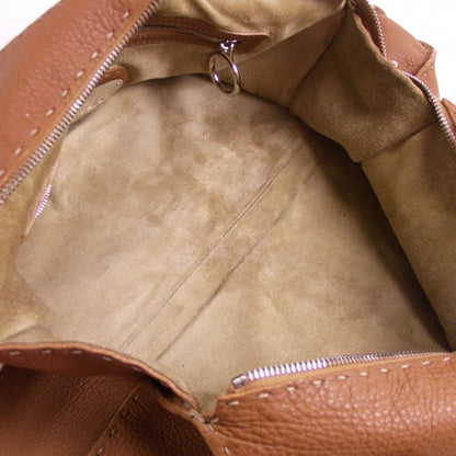 Fendi Calfskin Romano Selleria Diablo Shopper Camel 8 of 11