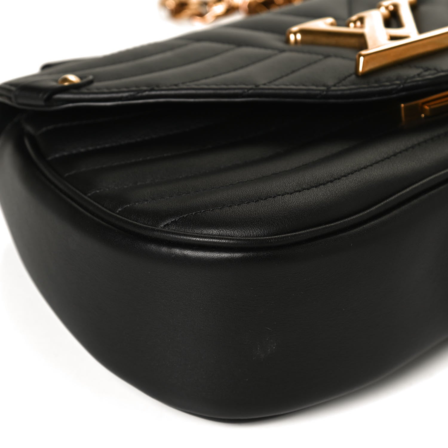 Louis Vuitton Calfskin New Wave Chain MM Black 10 of 13