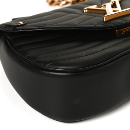 Louis Vuitton Calfskin New Wave Chain MM Black 10 of 13