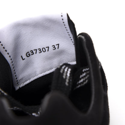 Chanel Suede Goatskin CC Sneakers 37 Black CHANEL 10 of 10