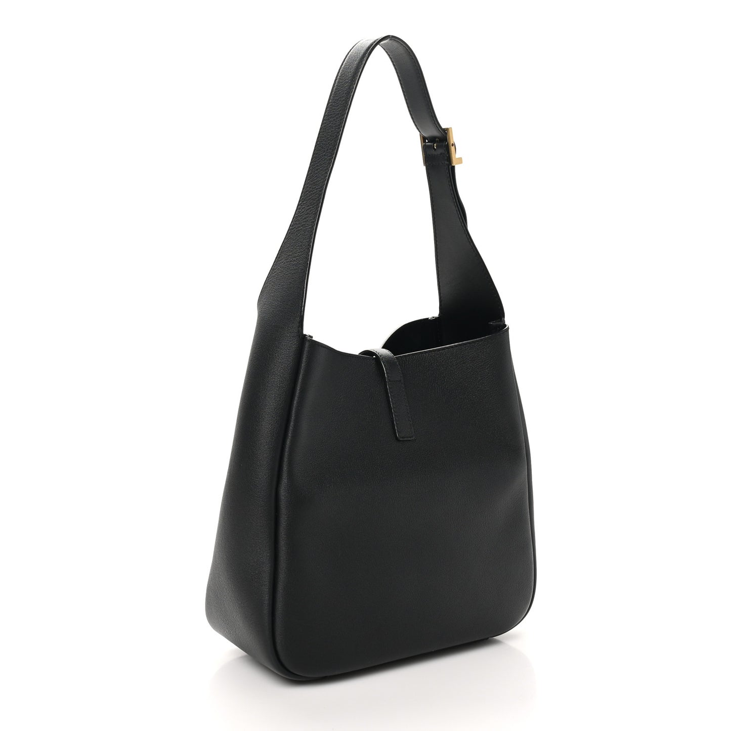 Smooth Calfskin Small Le 5 A 7 Soft Hobo Black
