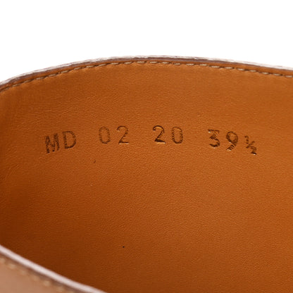 Christian Dior Soft Calfskin Empreinte High Boot 39.5 Ochre Brown 8 of 9
