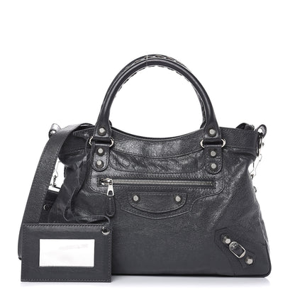 Balenciaga Agneau Giant 12 Silver Hardware Town Gris Tarmac 1 of 9