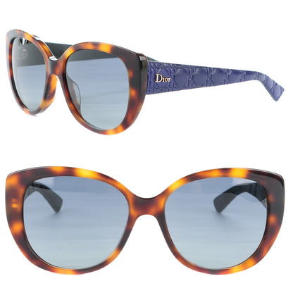 Christian Dior Lambskin Cannage Dior Lady 1R Sunglasses Havana Purple 1 of 7