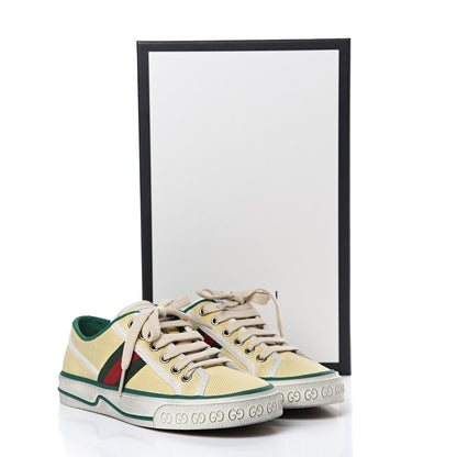 Gucci Canvas Web Womens 1977 Tennis Sneakers 35.5 Burro Mystic White 12 of 12