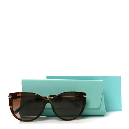Tiffany Acetate Metal Mother of Pearl T Wire Sunglasses TF4178 Havana Brown 7 of 7