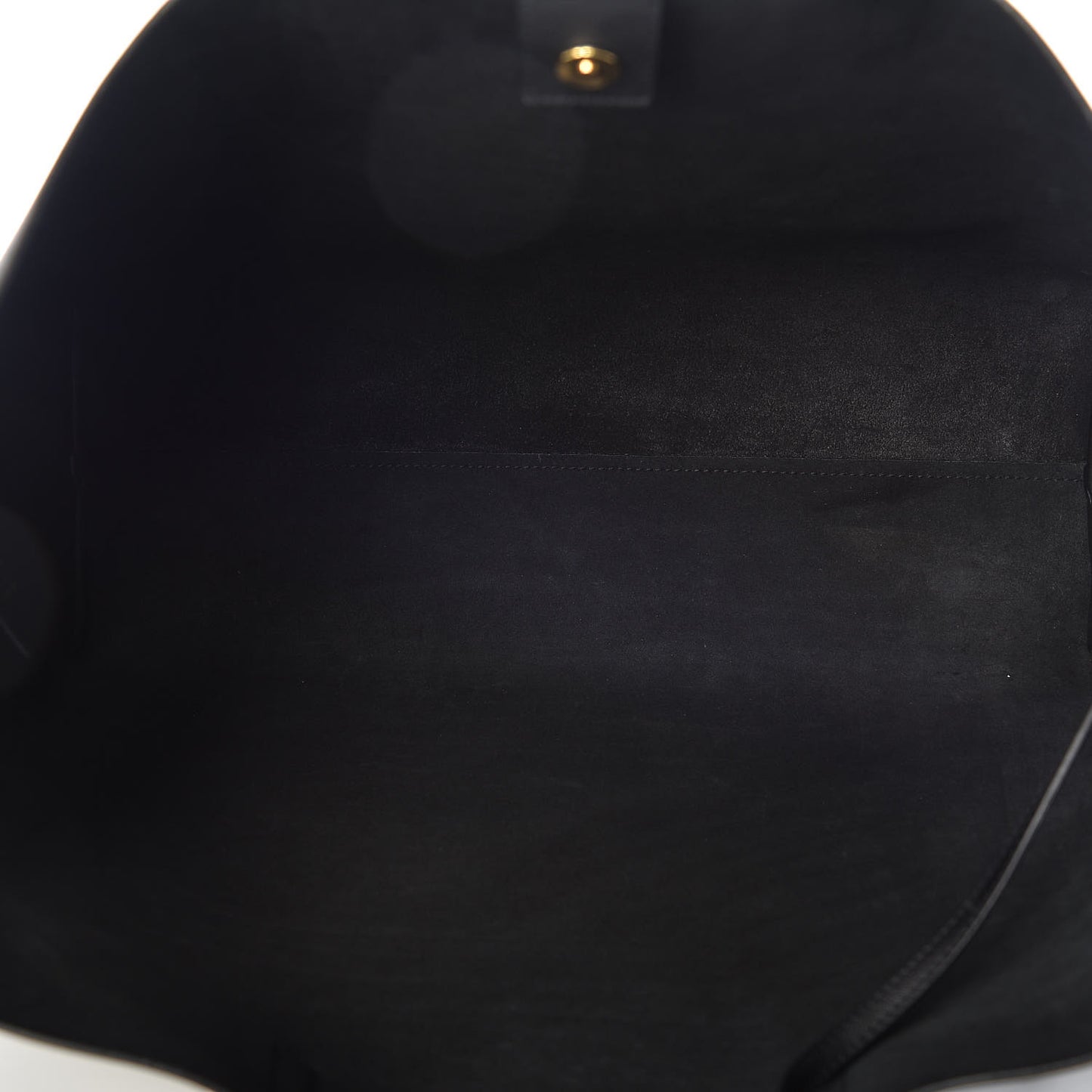 Calfskin Large Shopping Tote Black