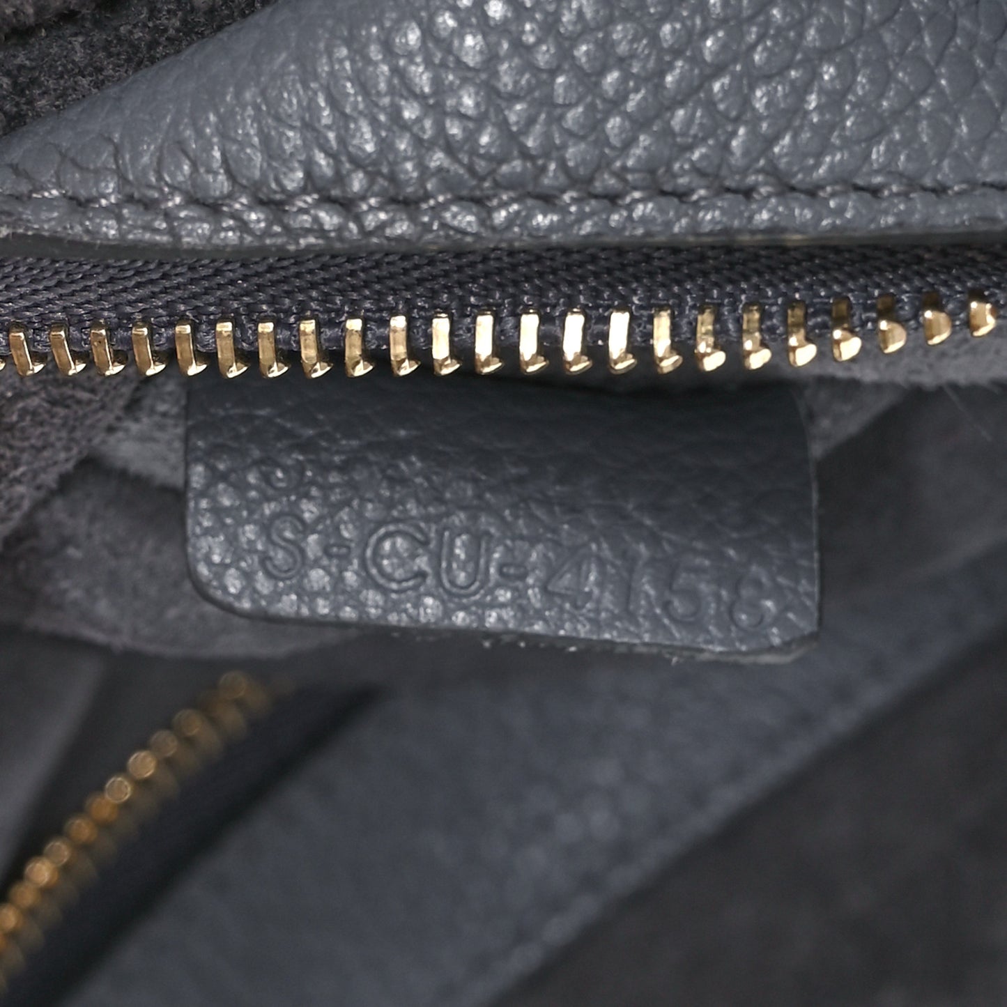 Soft Grained Calfskin Small Belt Cabas Phantom Medium Grey