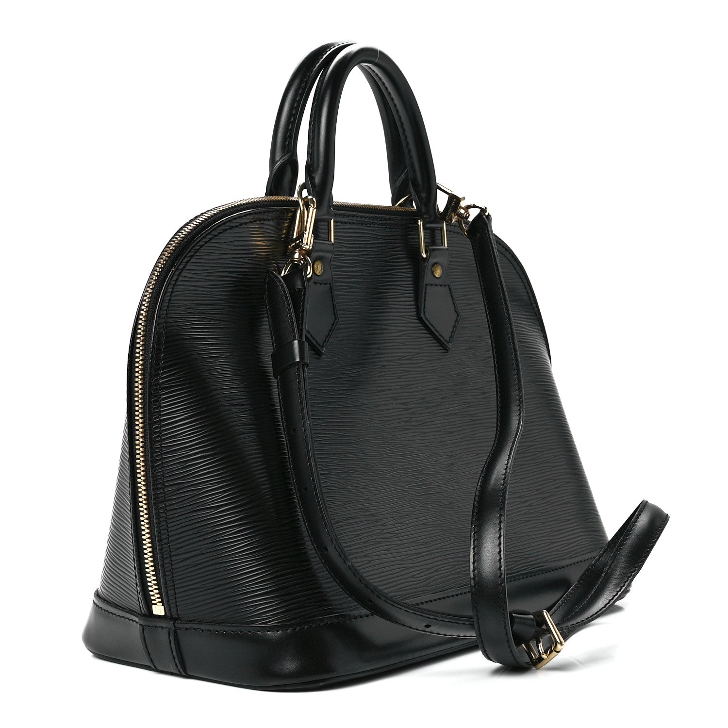Louis Vuitton Epi Alma PM Black 3 of 12