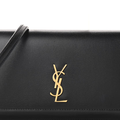 Saint Laurent Smooth Calfskin Monogram Phone Holder Crossbody Black 7 of 9