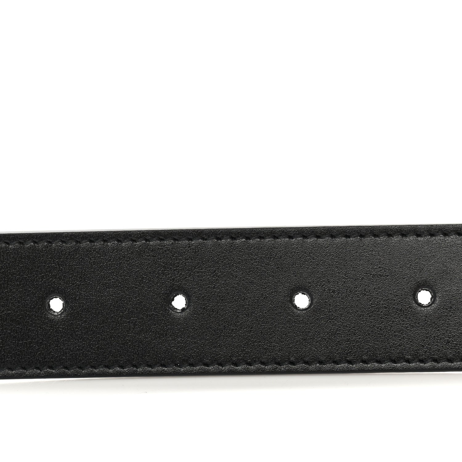 Gucci Plutone Calfskin Plaque GG 30mm Belt 90 36 Black 5 of 5
