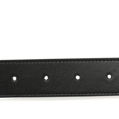 Gucci Plutone Calfskin Plaque GG 30mm Belt 90 36 Black 5 of 5