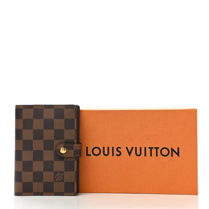 Louis Vuitton Damier Ebene Small Ring Agenda Cover 8 of 8
