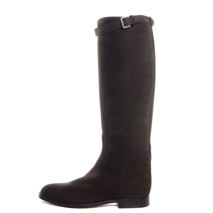 Hermes Nubuck Bardigiano Boots 37.5 1 of 9