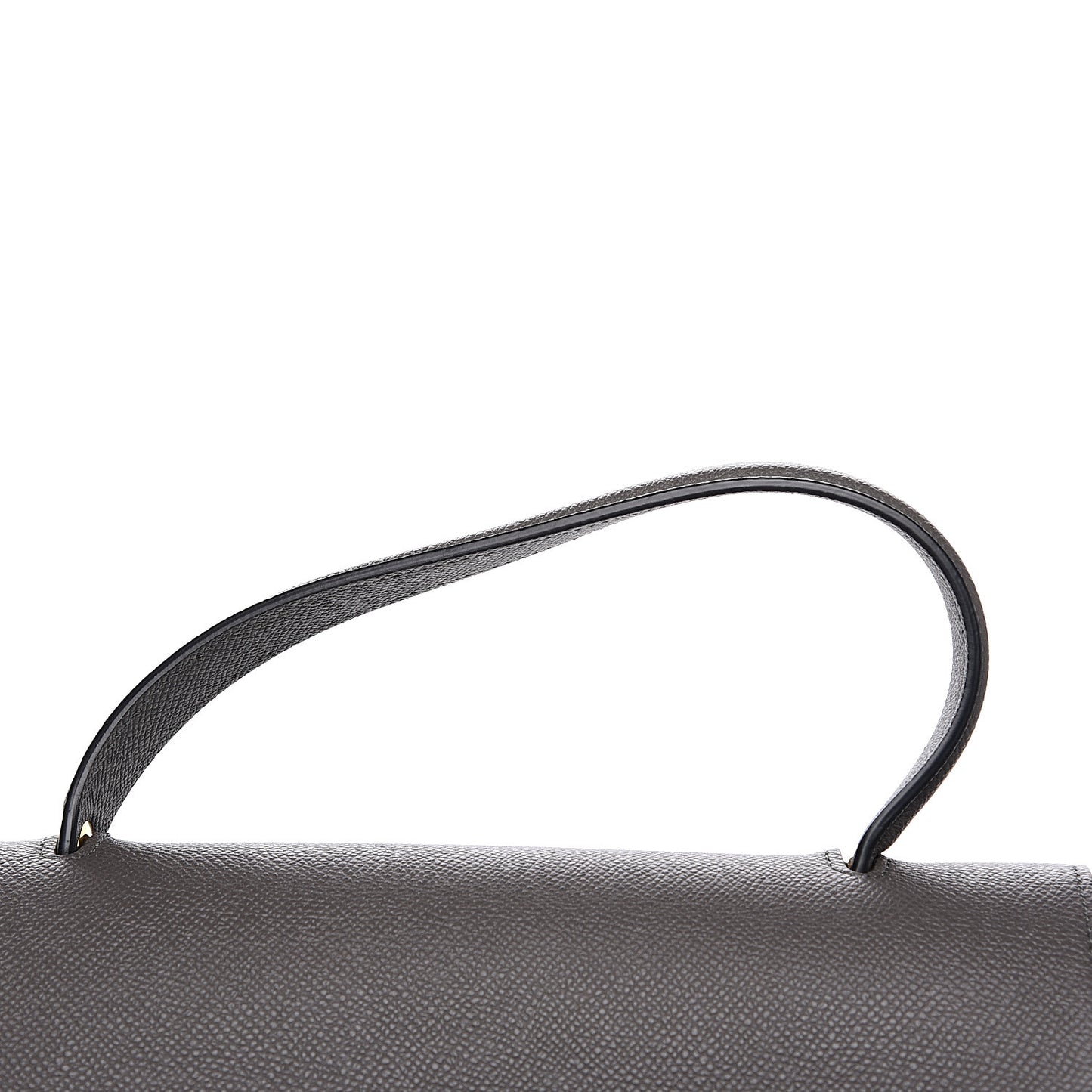 Grained Calfskin Mini Belt Bag Grey