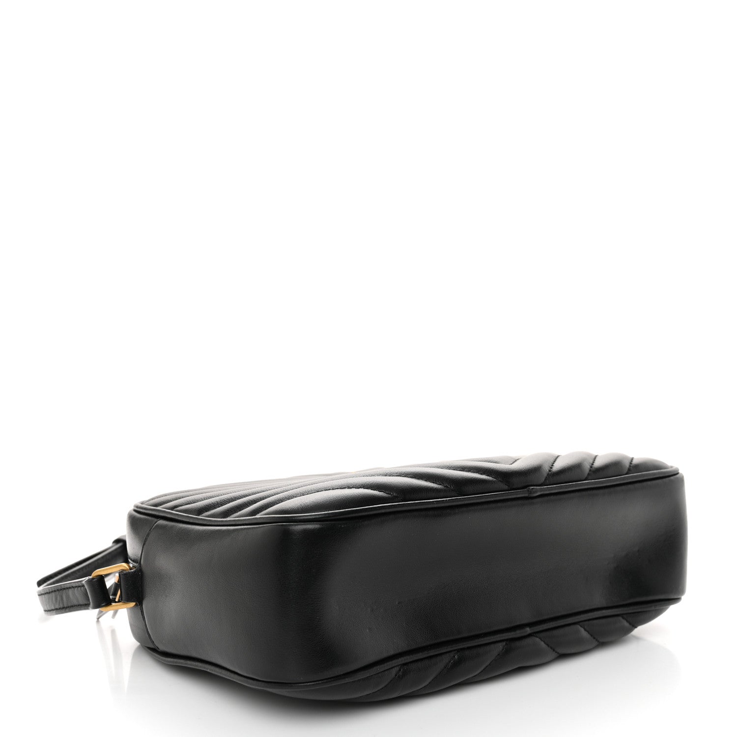 Saint Laurent Calfskin Matelasse Monogram Lou Camera Bag Black 4 of 11
