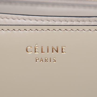 Celine Spazzolato Calfskin Medium Classic Box Flap Bag Taupe 6 of 8