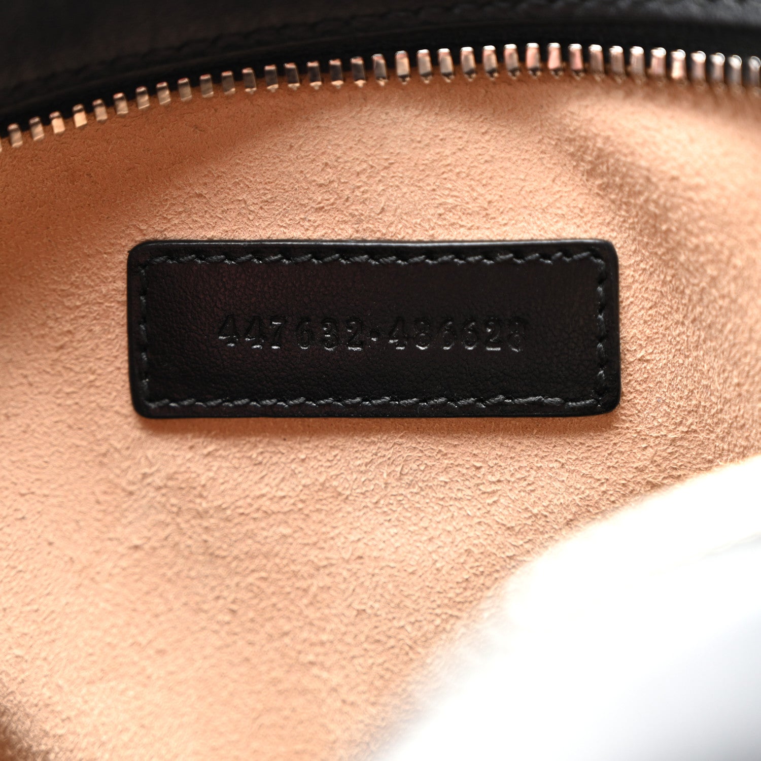 Gucci Calfskin Matelasse Aria Small GG Marmont Chain Shoulder Bag Black 7 of 11