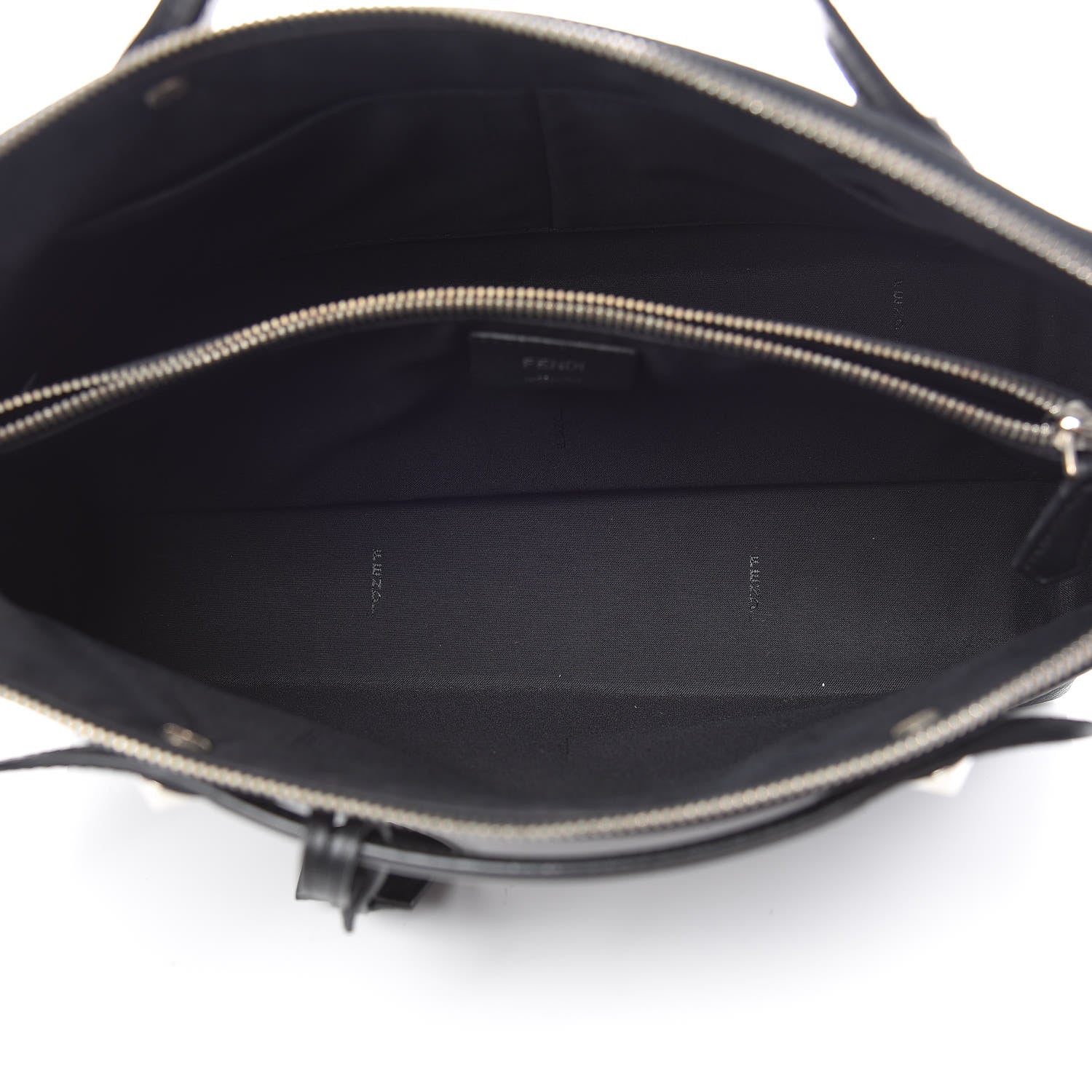 Fendi Vitello Dolce Large By The Way Boston Bag Black 6 of 11
