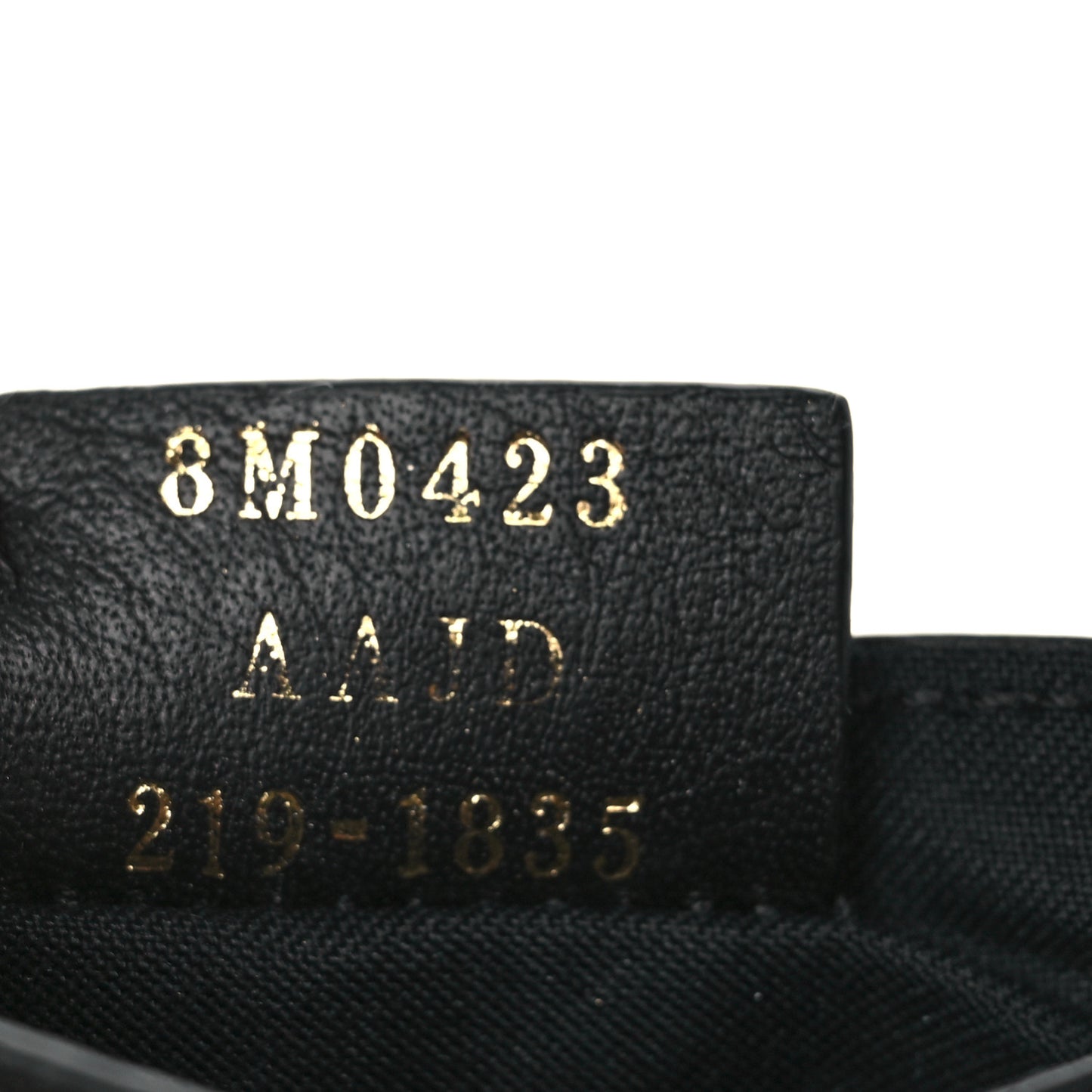 Nappa Matisse FF Embossed Fold Over Card Holder Wallet Black
