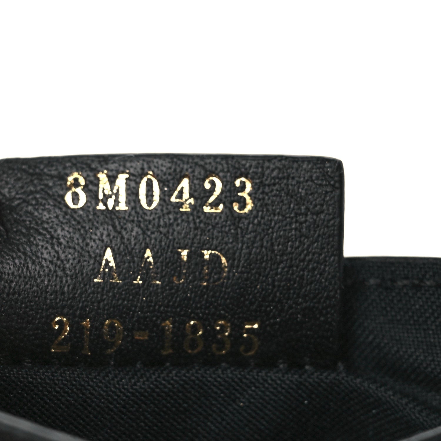 Fendi Nappa Matisse FF Embossed Fold Over Card Holder Wallet Black 7 of 7