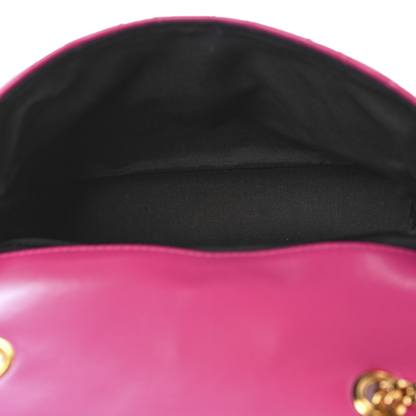 Nappa Quilted Medusa Chain Crossbody Pink