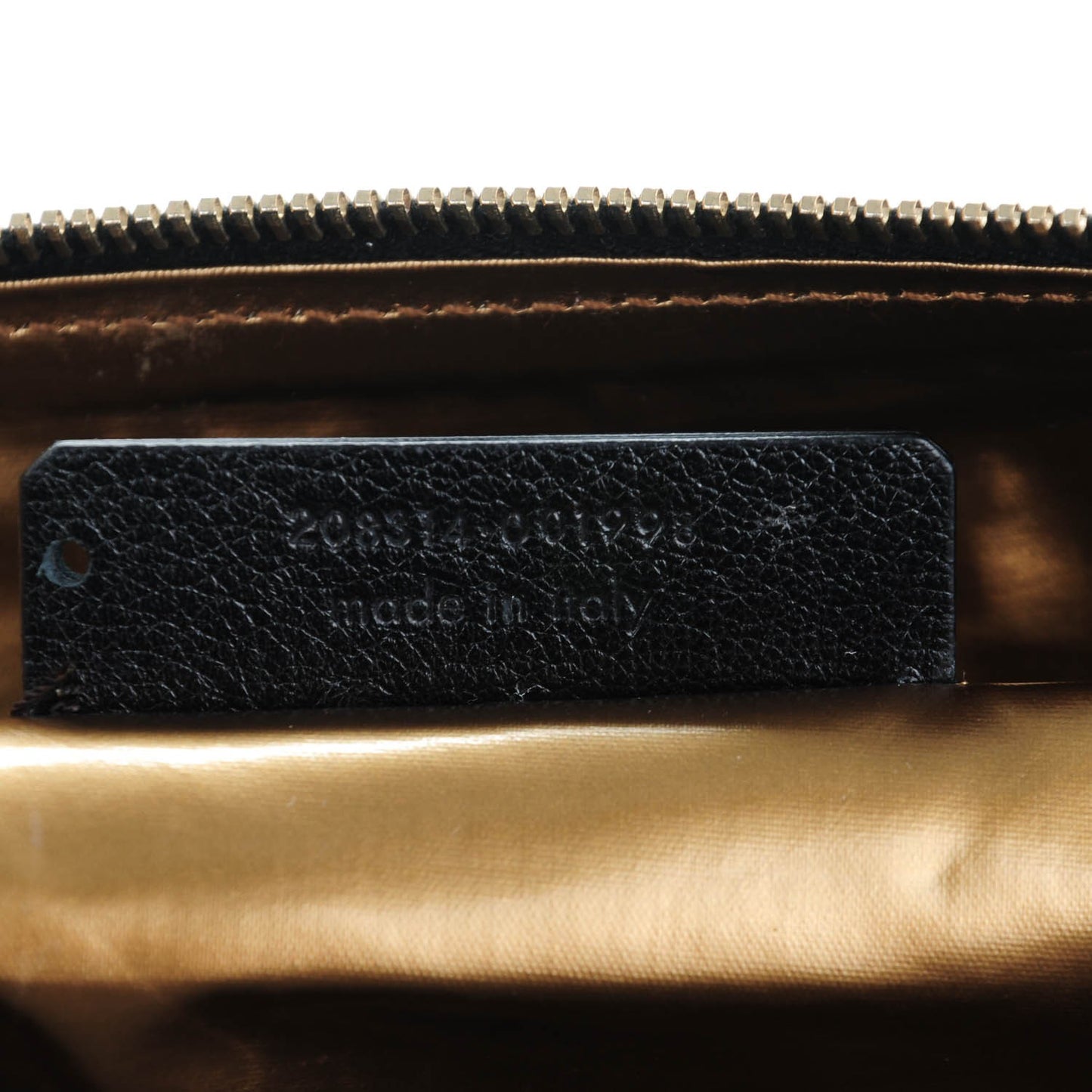 Calfskin Medium Easy Sac Black Gold
