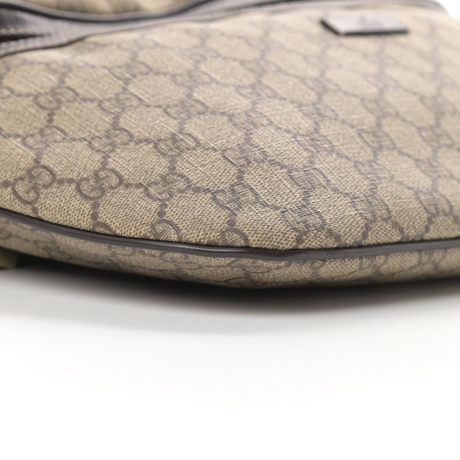 Gucci GG Supreme Monogram Belt Bag Dark Brown 9 of 14