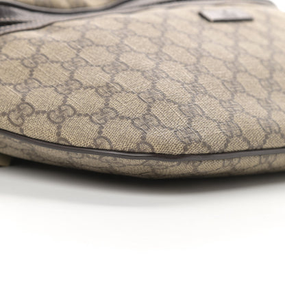 Gucci GG Supreme Monogram Belt Bag Dark Brown 9 of 14