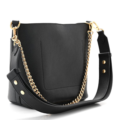 Louis Vuitton Calfskin Lock and Walk Bucket Black 3 of 11