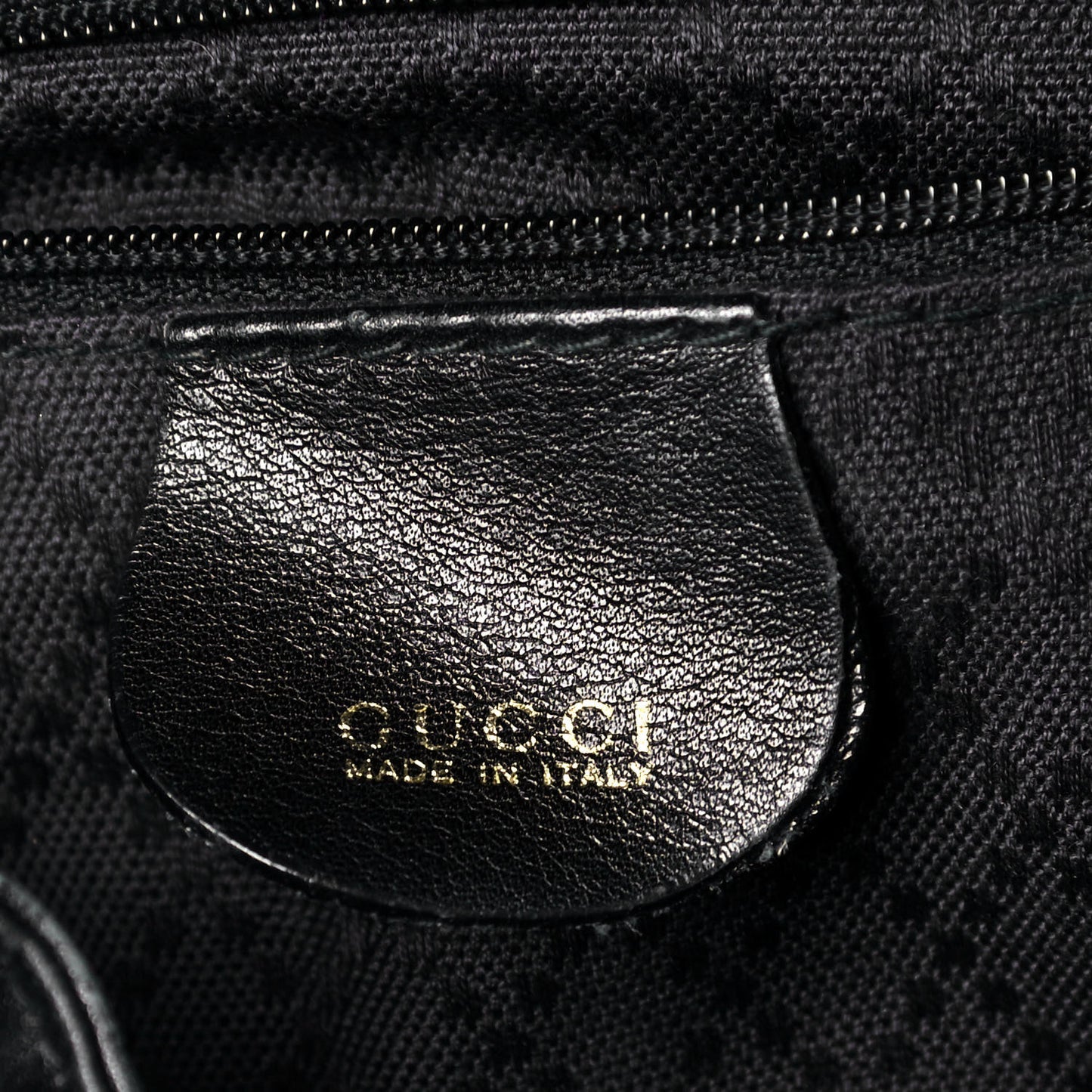 Calfskin Bamboo Backpack Black