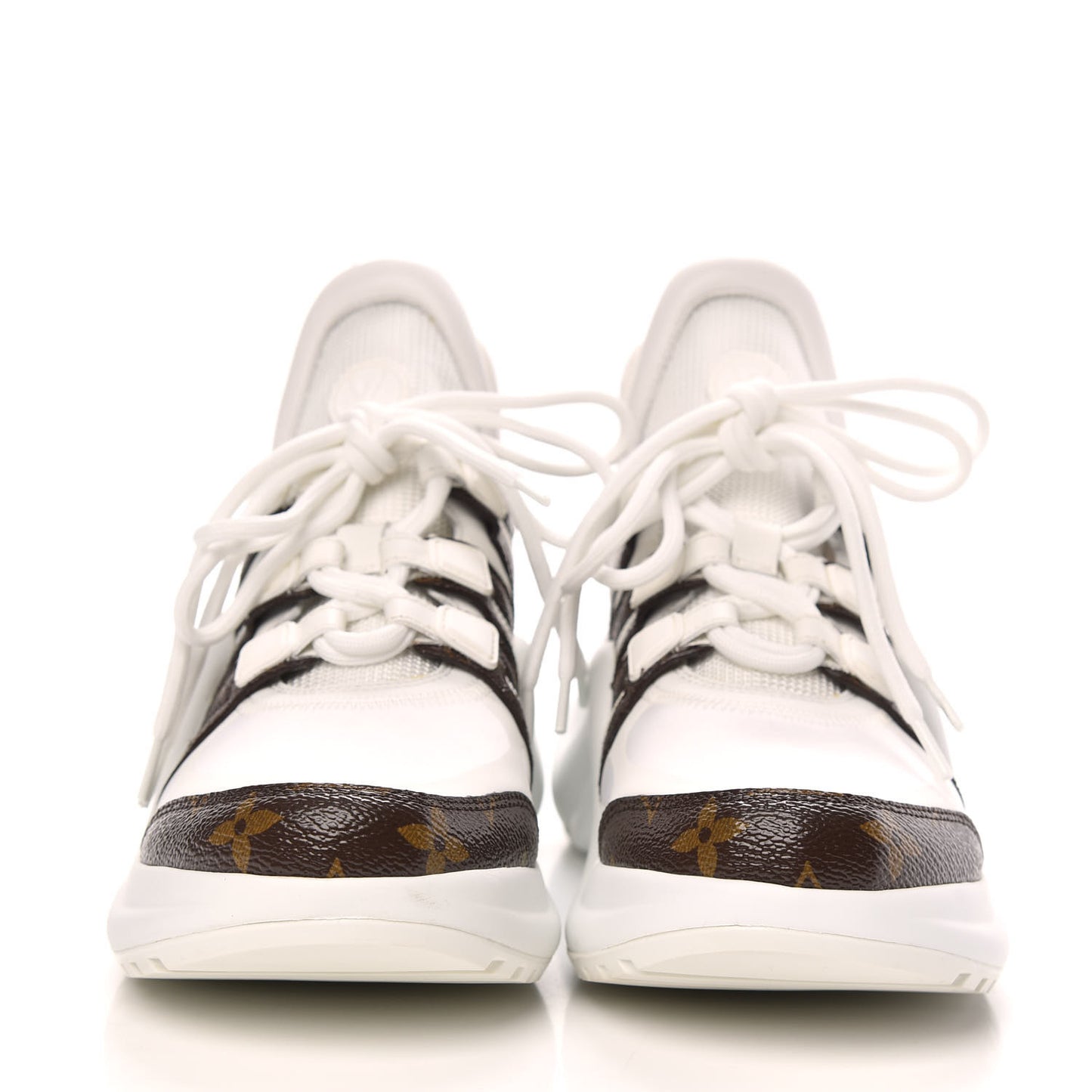 Patent Monogram LV Archlight Sneakers 38 White